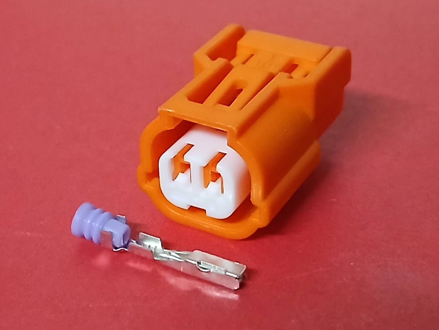 2 พิน ส้ม ร่องล่าง Honda #0891