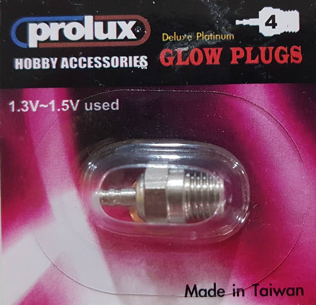 Deluxe Platinum Glow Plugs (No.4) (Medium-Hot)