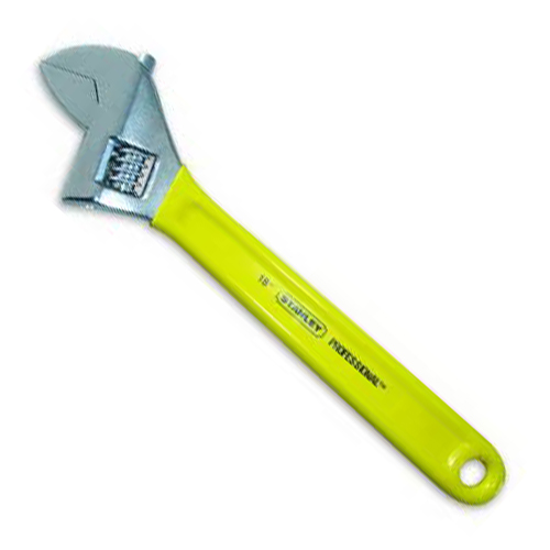 STANLEY เครื่องมือช่าง ประแจเลื่อนด้ามหุ้มยาง ขนาด 18" รุ่น 87-796