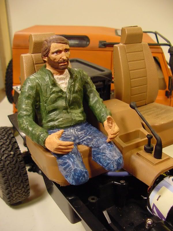 RC 4x4 Vihicle Driver Figure.