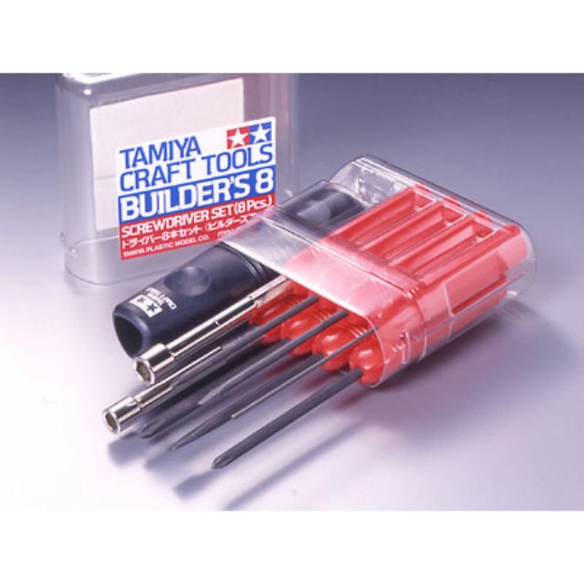 Tamiya Builder's 8 Screw Driver Set (8Pcs.)