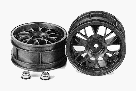 Reinforced One-Piece Mesh Wheels (1 Pair)