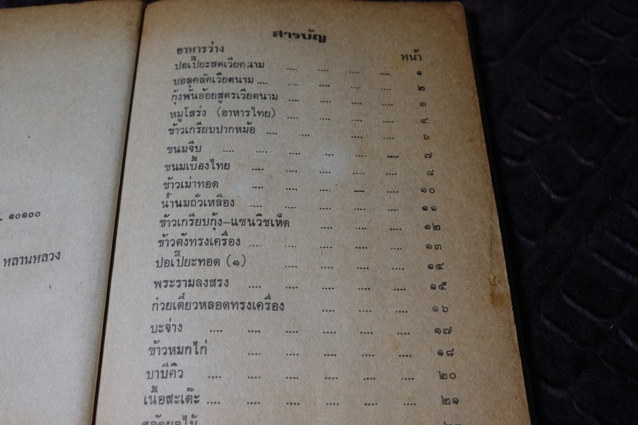 อาหารยอดนิยม ชนะการประกวด คาว หวาน ของว่าง โดย เเม่ครัวชาววัง หนา 160 หน้า