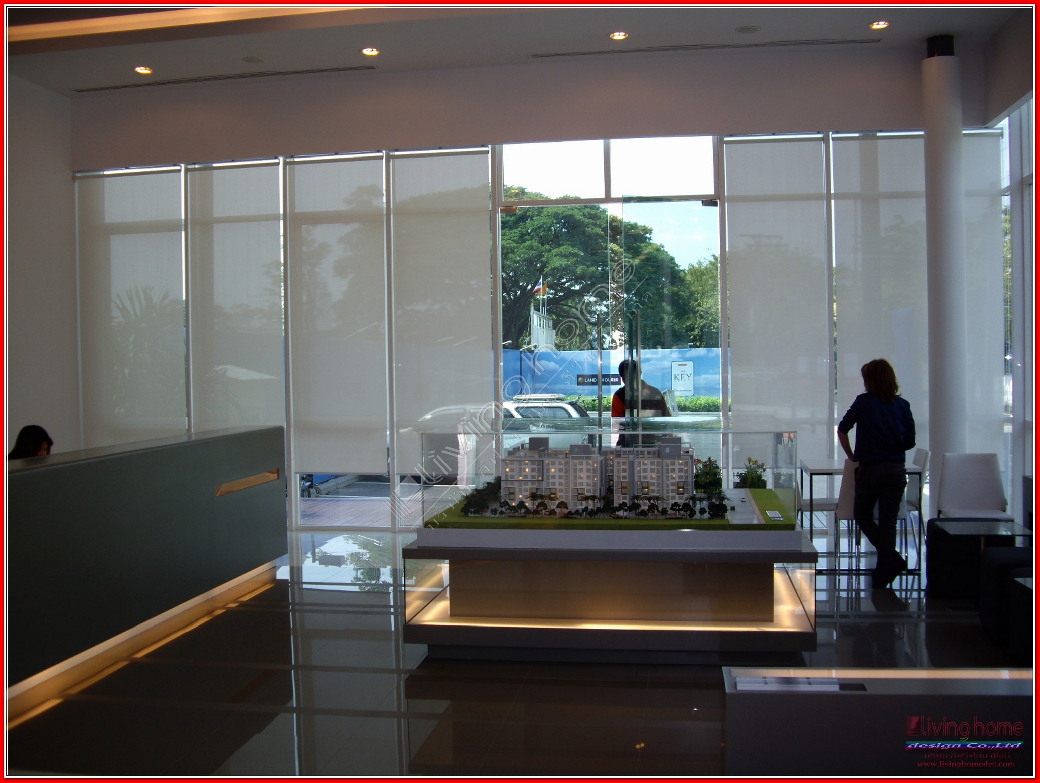 ม่านม้วน โปร่งแสง "SUNSCREEN ROLLER BLINDS" ผ้าม่าน ม่าน มู่ลี่ มู่ลี่ไม้ ม่านม้วน วอลเปเปอร์ รับติดตั้ง ออกแบบ ราคาถูก ทุกประเภท ทุกรูปแบบ