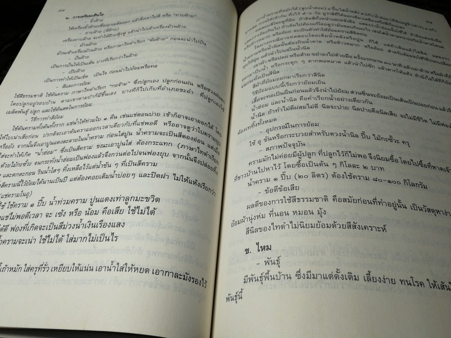ผ้าไทย โดย สำนักงานคณะกรรมการวัฒนธรรมเเห่งชาติ หนา 274 หน้า ปี 2537