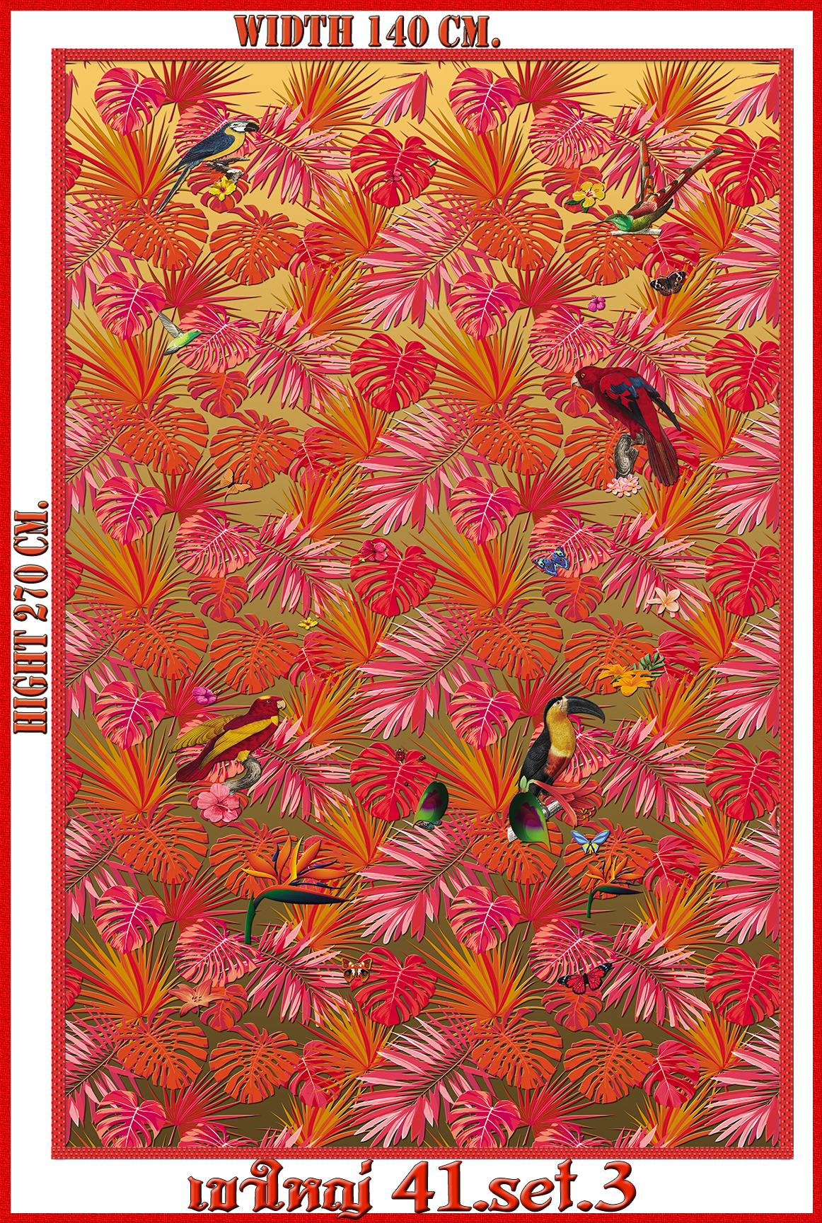 วอลเปเปอร์รูปภาพติดผนังสั่งทำ เขาใหญ่ 41(ลายเล็ก) มีภาพให้เลือกกว่า 50,000 ภาพ ออกแบบกราฟฟิค หรือ รูปภาพตามที่ท่านกำหนด ในสไตล์ท่านเอง "custom made"