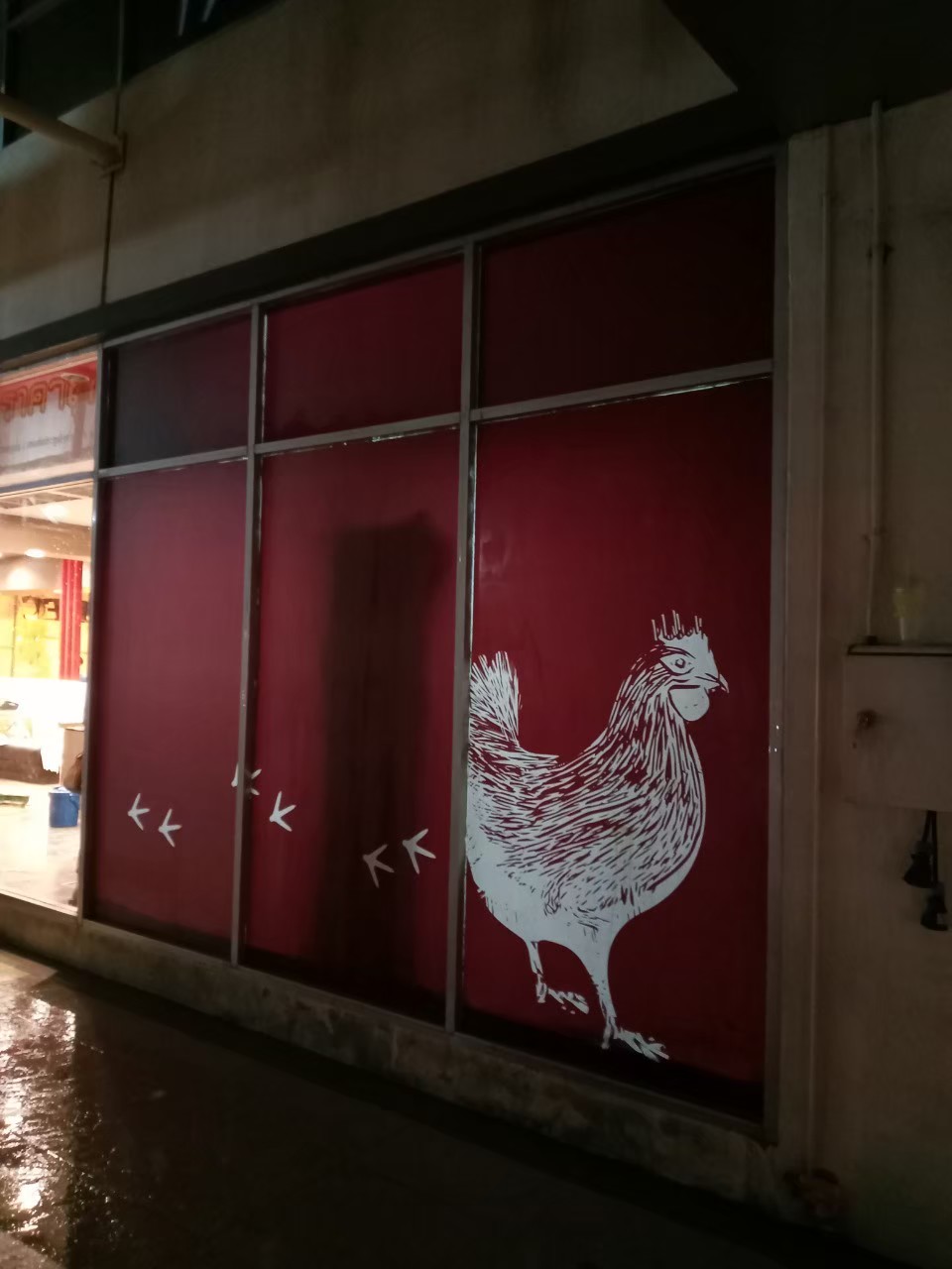 งานตกแต่งป้ายและสติ๊กเกอร์ร้านไก่ KFC