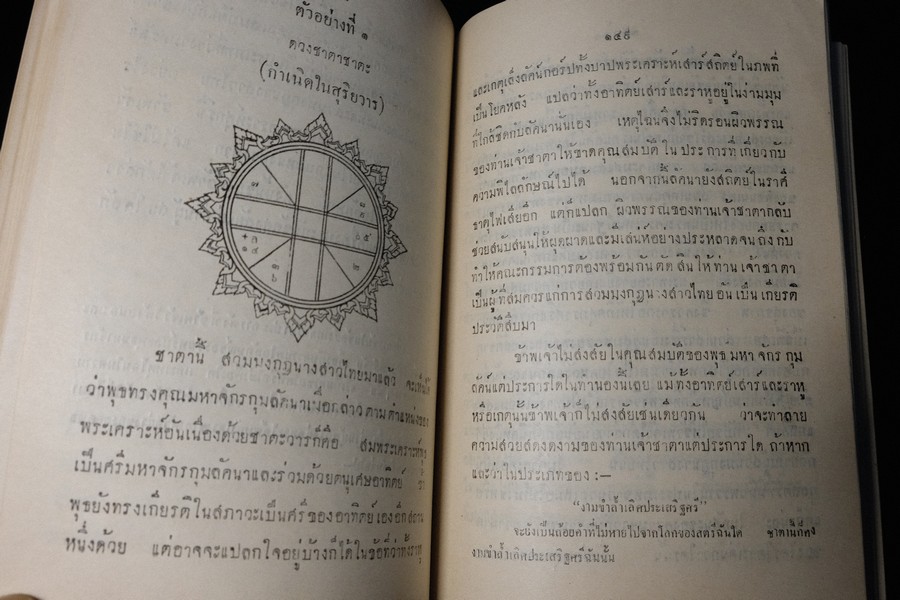 โหราศาสตร์พยากรณ์ โดย พ.พฤหัสบดี หนา 279 หน้า ปี 2494 (ขนาด pocketbook)