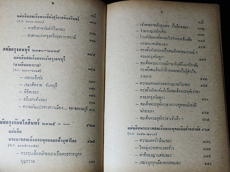 ประวัติศาสตร์ ไทย ขอม เขมร โดย ทวิช สุภาภรณ์ ปกแข็ง 912 หน้า ปี 2508