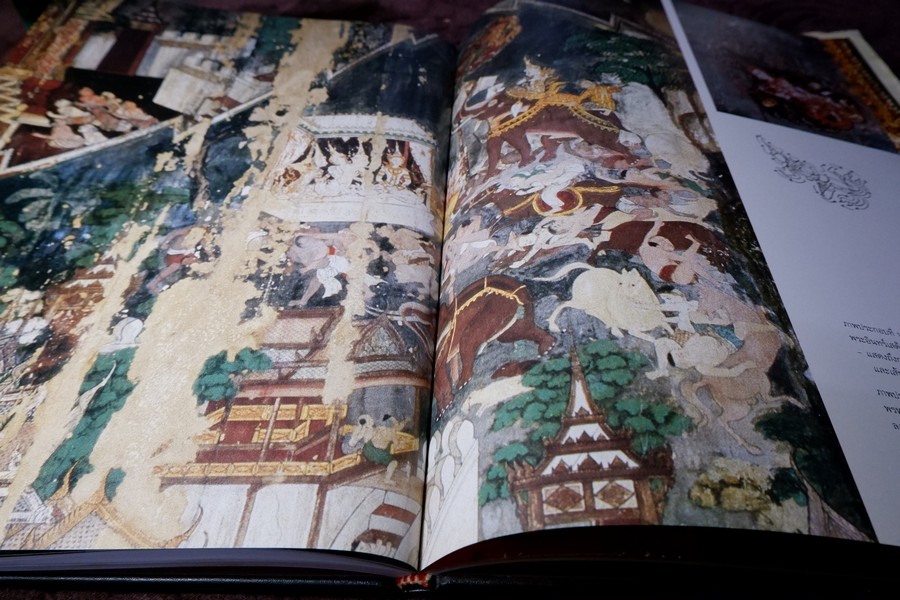 จิตรกรรมฝาผนัง วัดสุวรรณาราม ปกเเข็ง ปี 2530