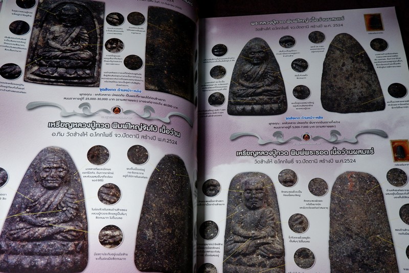 ชี้ตำหนิและจุดสังเกตุ พระเครื่องเมืองใต้ โดย ส.สุสรรณนพมาศ (อาร์ตมัน-ภาพสีทั้งเล่ม) ปี 2552
