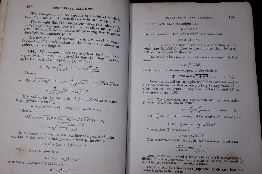 The Element of Coordinate Geometry by Macmillan and Co ., Limited ปี 1955