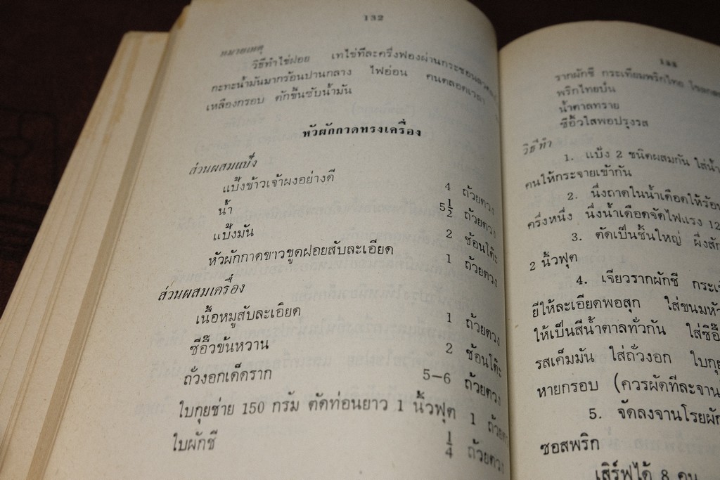 อาหารเเละขนมไทย โดย จรรยา สุบรรณ์ เล่ม 1 เเละ 2 (เล่มเล็ก)