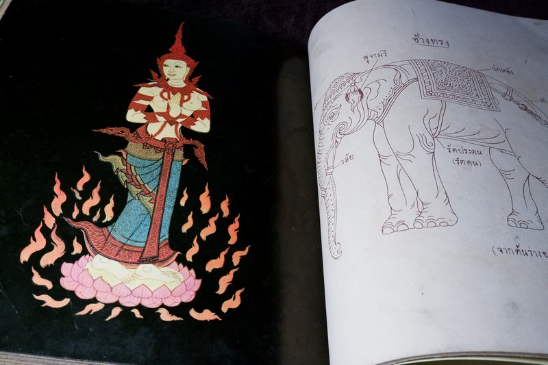 THAI PAINTING IN COLOUR ภาพจิตรกรรมไทย (Pre-Order สอบถาม)