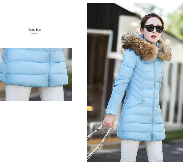 พรีออเดอร์ - เสื้อโค้ทกันหนาวสไตล์เกาหลี Pre - CT754 (สีฟ้า)