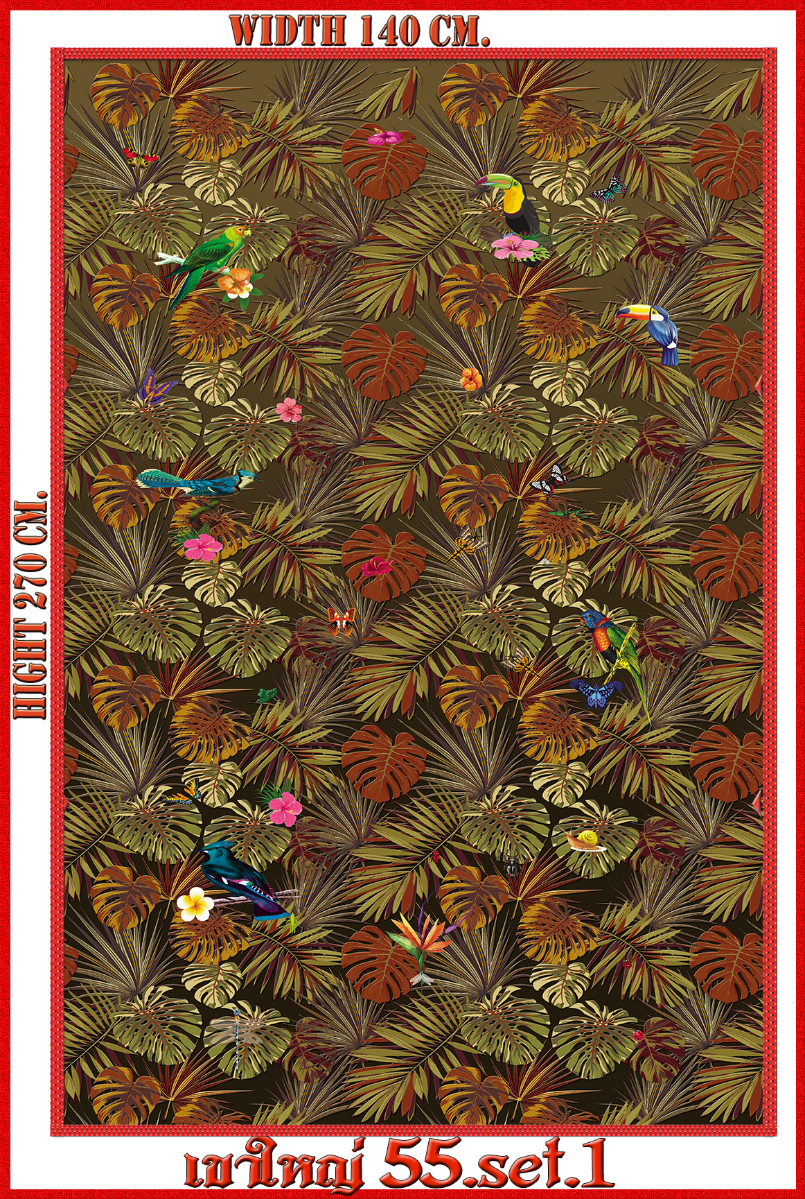 วอลเปเปอร์รูปภาพติดผนังสั่งทำ เขาใหญ่ 55(ลายเล็ก) มีภาพให้เลือกกว่า 50,000 ภาพ ออกแบบกราฟฟิค หรือ รูปภาพตามที่ท่านกำหนด ในสไตล์ท่านเอง "custom made"