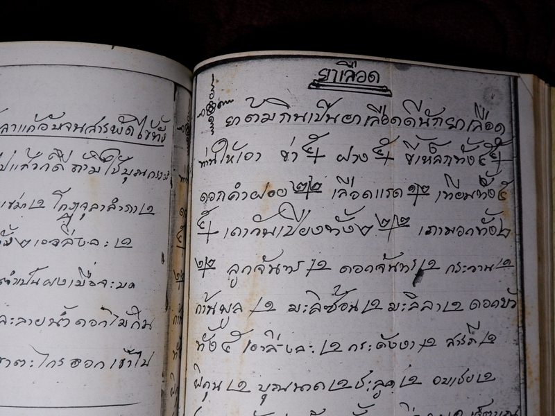 ตำรายาไทยเเผนโบราณ เขียนด้วยลายมือ เล่ม 3 ของ พระอาจารย์นิยม วัดเขาตะเครา จ.เพชรบุรี (Pre-Order สอบถาม)