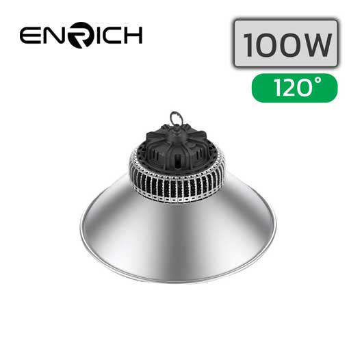 โคมไฮเบย์ LED 100W ENRICH SHARK