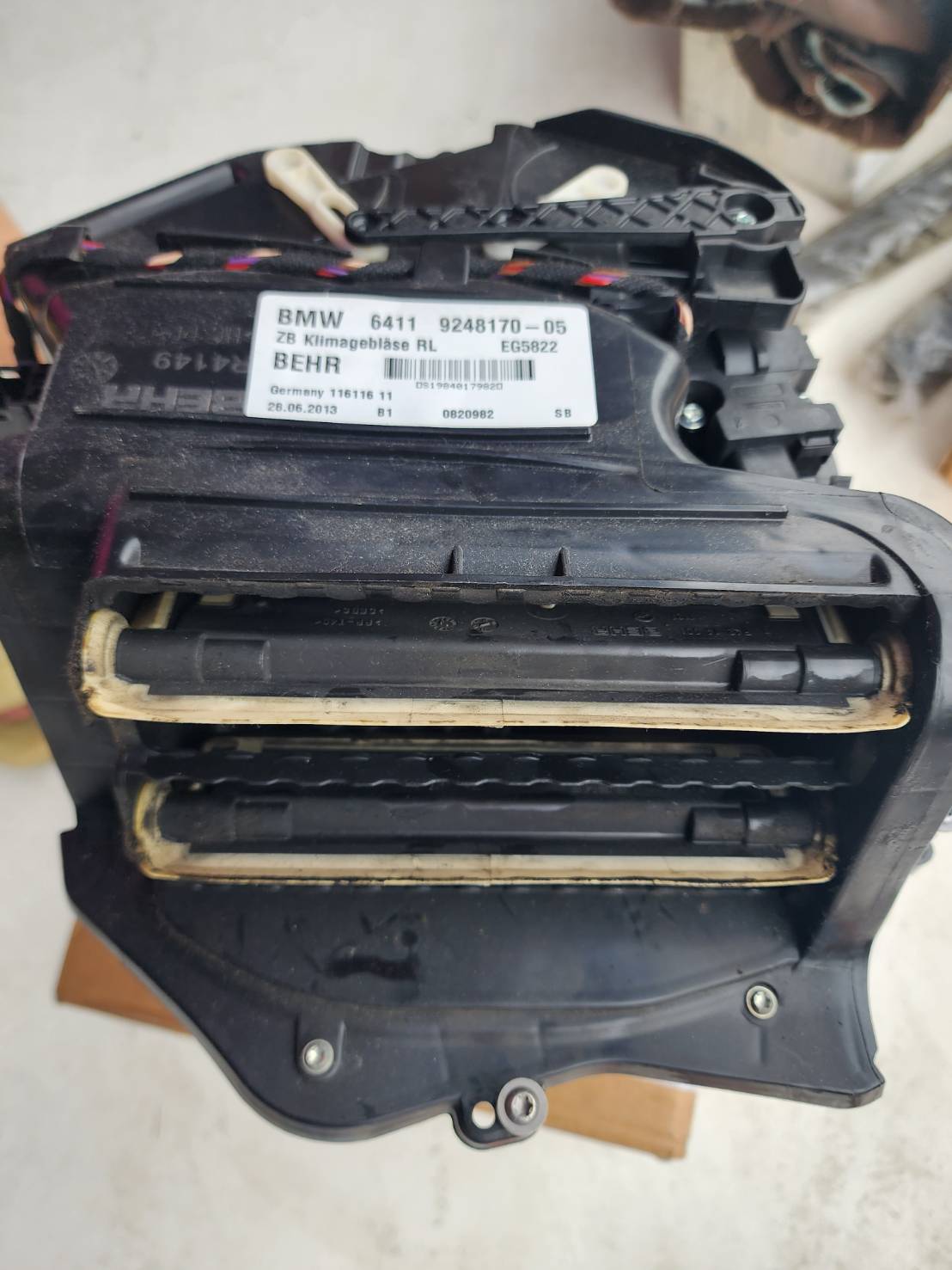 BMW 6 Gran Coupe F06 640d Interior Heater Matrix Box RHD 9248170 5HL010792 2013
