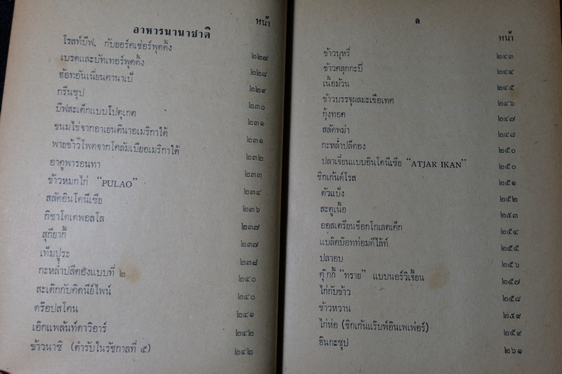 อาหารทีวี ไทย จีน ฝรั่ง เเละเกร็ดความรู้เเม่บ้าน โดย สุวรรณา ศรีเพ็ญ ปกแข็ง 370 หน้า ปี 2515