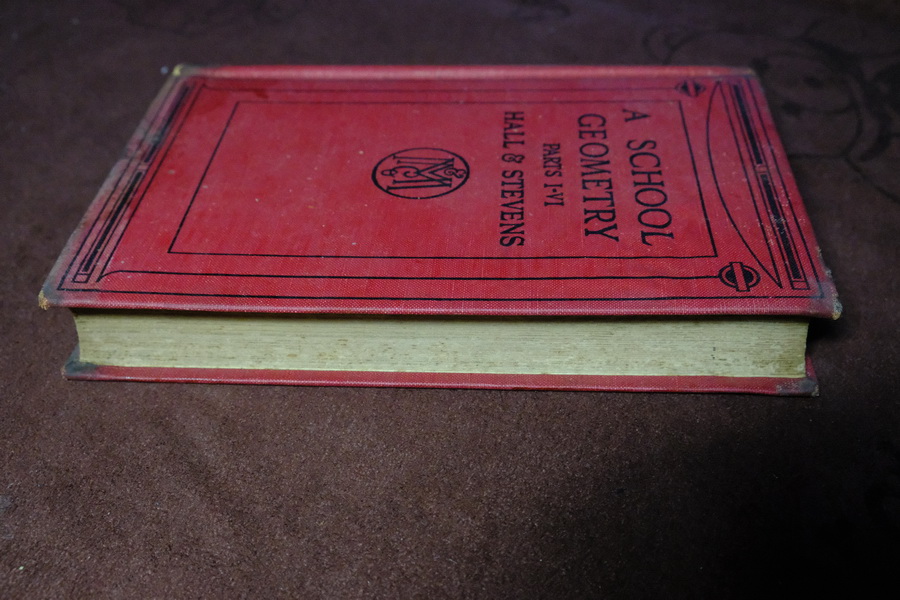 A School Geometry Part 1-6 by H.S.HALL & F.H.STEVENS ปกแข็ง ปี 1967