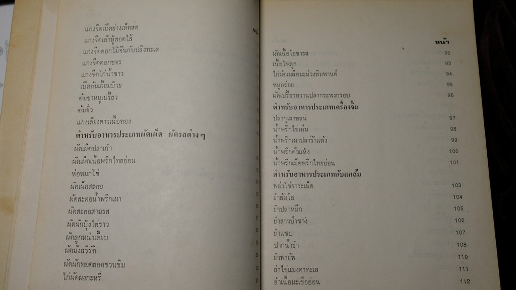 อาหารเเละขนมไทย โดย จรรยา สุบรรณ์ เล่ม 1 เเละ 2 (เล่มเล็ก)