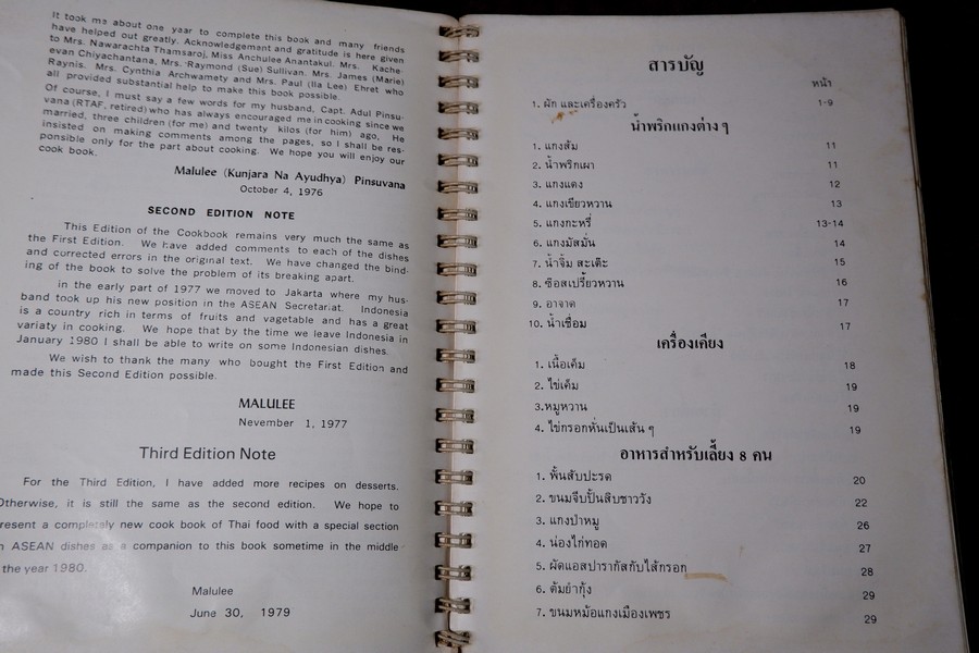 ตำราอาหารไทยในต่างเเดน ของ มลุลี (กุญชรฯ) ปิ่นสุวรรณ์ (cooking thai food in american kitchens)