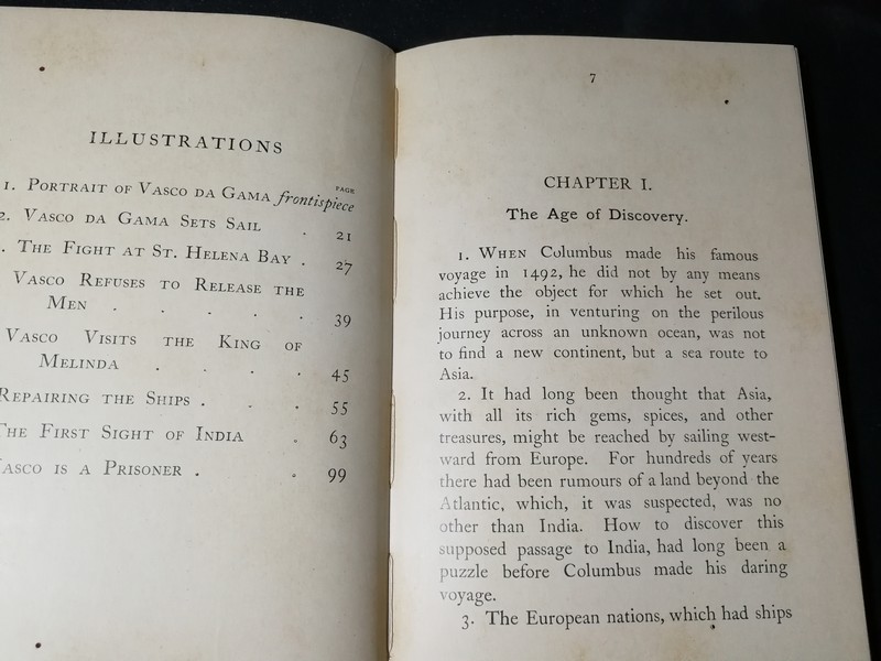 Dent's Continuous Readers THE STORY OF VASCO DA GAMA by M.T.YATES,LL.D. ปกแข็ง 120 หน้า