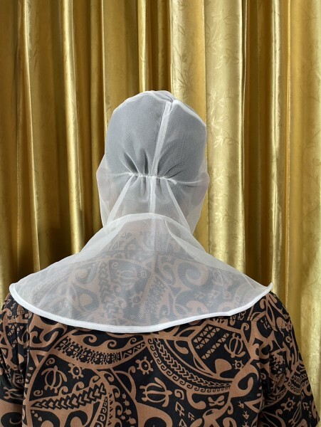 หมวกโรงงานตาข่ายคลุมไหล่