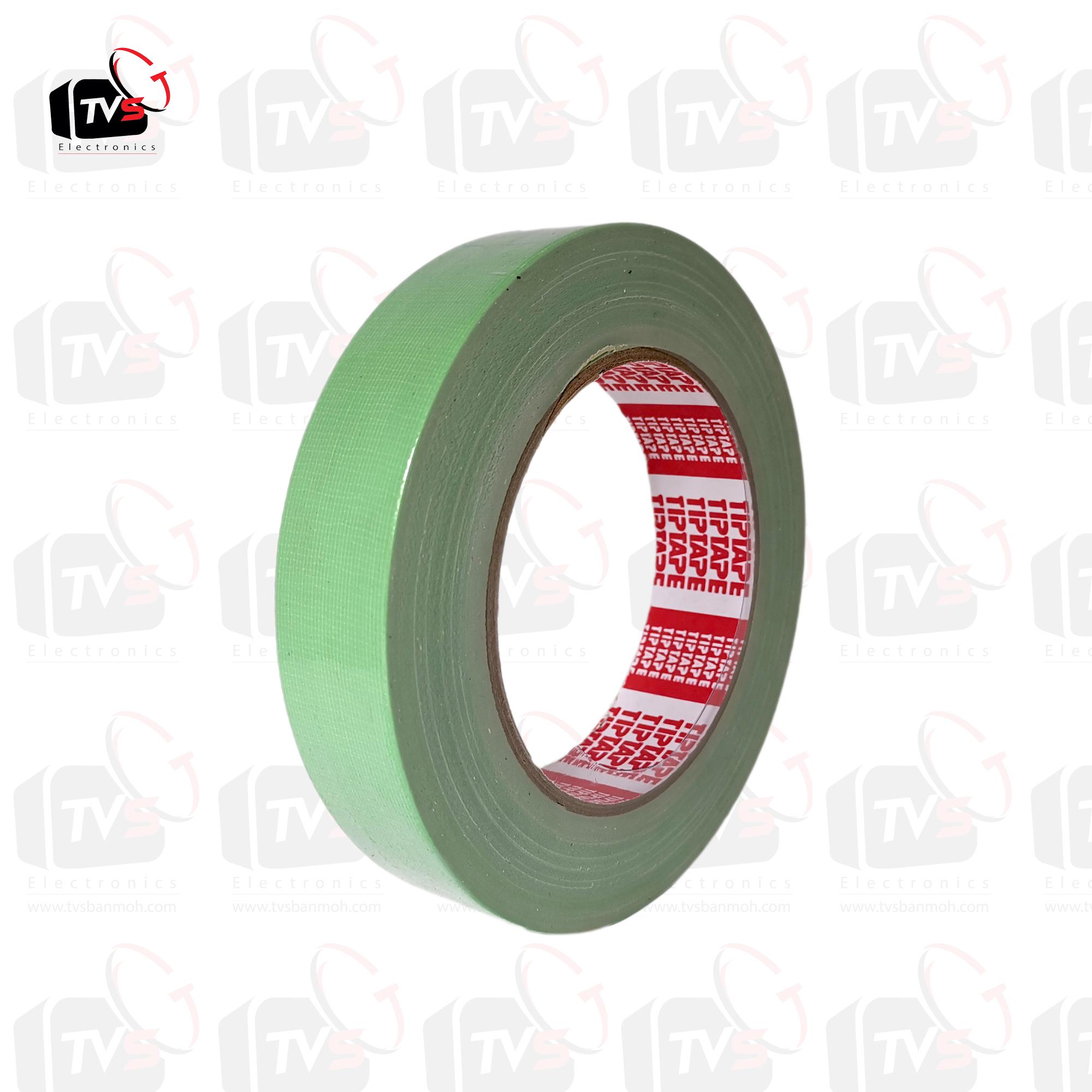 เทปกาวผ้า เทปผ้า หน้ากว้าง 1นิ้ว ความยาว 25หลา สีเขียวอ่อน --- เทป เทปผ้า เทปผ้าม้วน เทปกาวผ้า CLOTHTAPE TAPE ม้วนเทป เทปติดขอบ เทปม้วน ผ้าเตปแพ็กของ ผ้าเทป เทปผ้ากาว 2 นิ้ว เทปผ้ากาว 3 นิ้ว เทปผ้ากาว 4 นิ้ว เทปผ้าเหนียว เทปติดสันปก