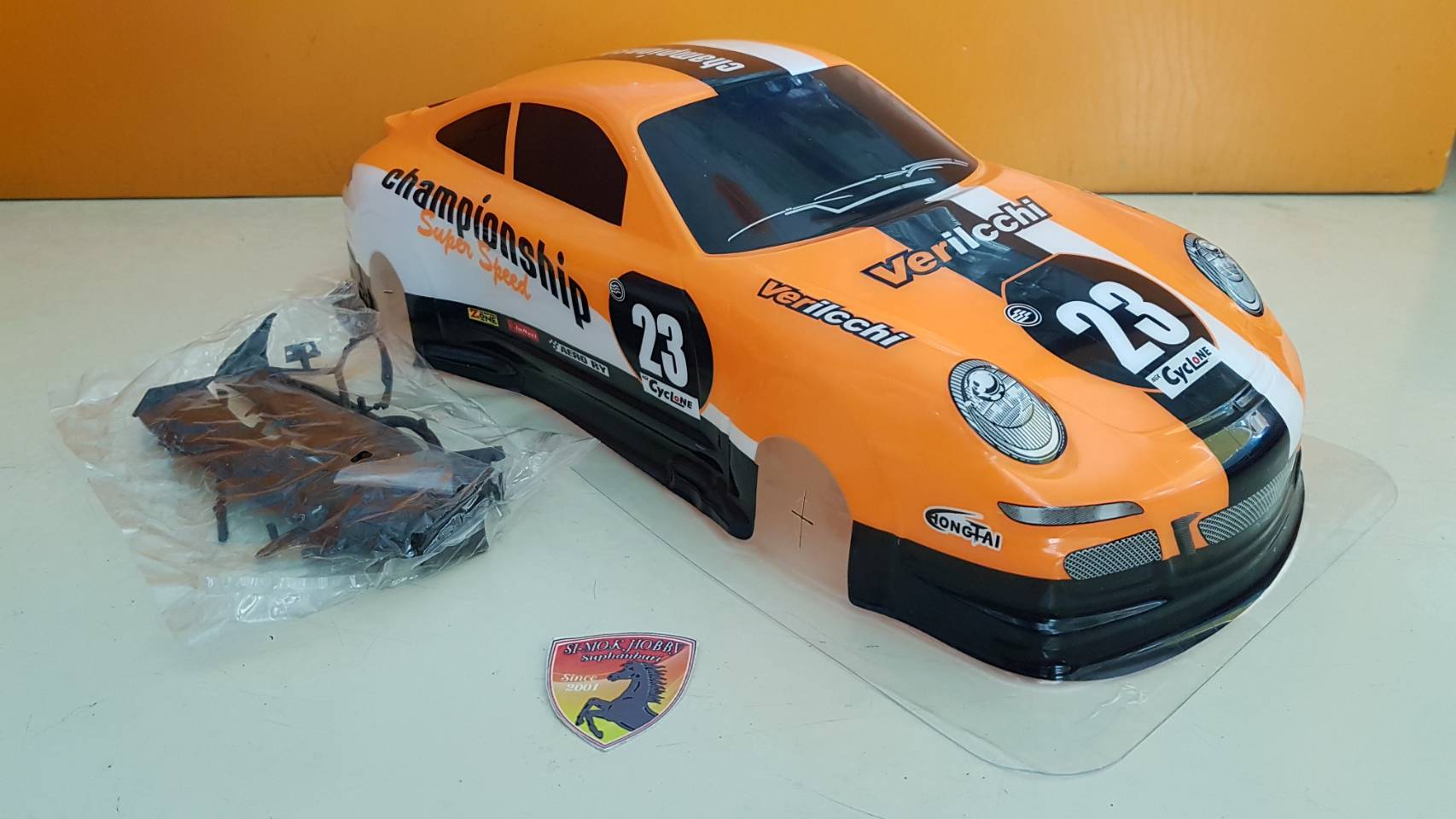 Porsche 911 GT3 Body (Ora-Whi)