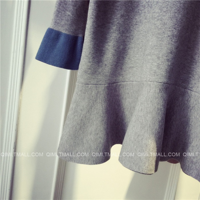 พรีออเดอร์ - เดรสไหมพรม Pre - DT120 (สีเทา)