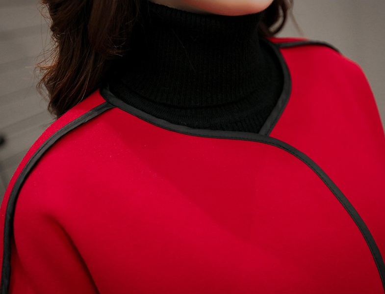 พรีออเดอร์ - เสื้อแจ็คเก็ตสไตล์เกาหลี Pre - CT716 (สีแดง)