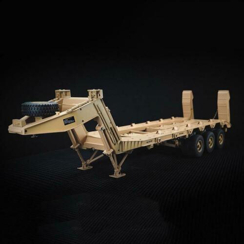 U.S. M983 Hemtt Oshkosh 8x8 Military Tactical Truck w/M747 Lowboy Trailer (Full-Option)
