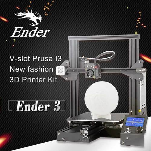 Creality Ender-3 V-slot Prusa I3 DIY 3D Printer Kit MK10 Resume ปริ๊นเตอร์ 3 มิติ Ender3 มือสอง
