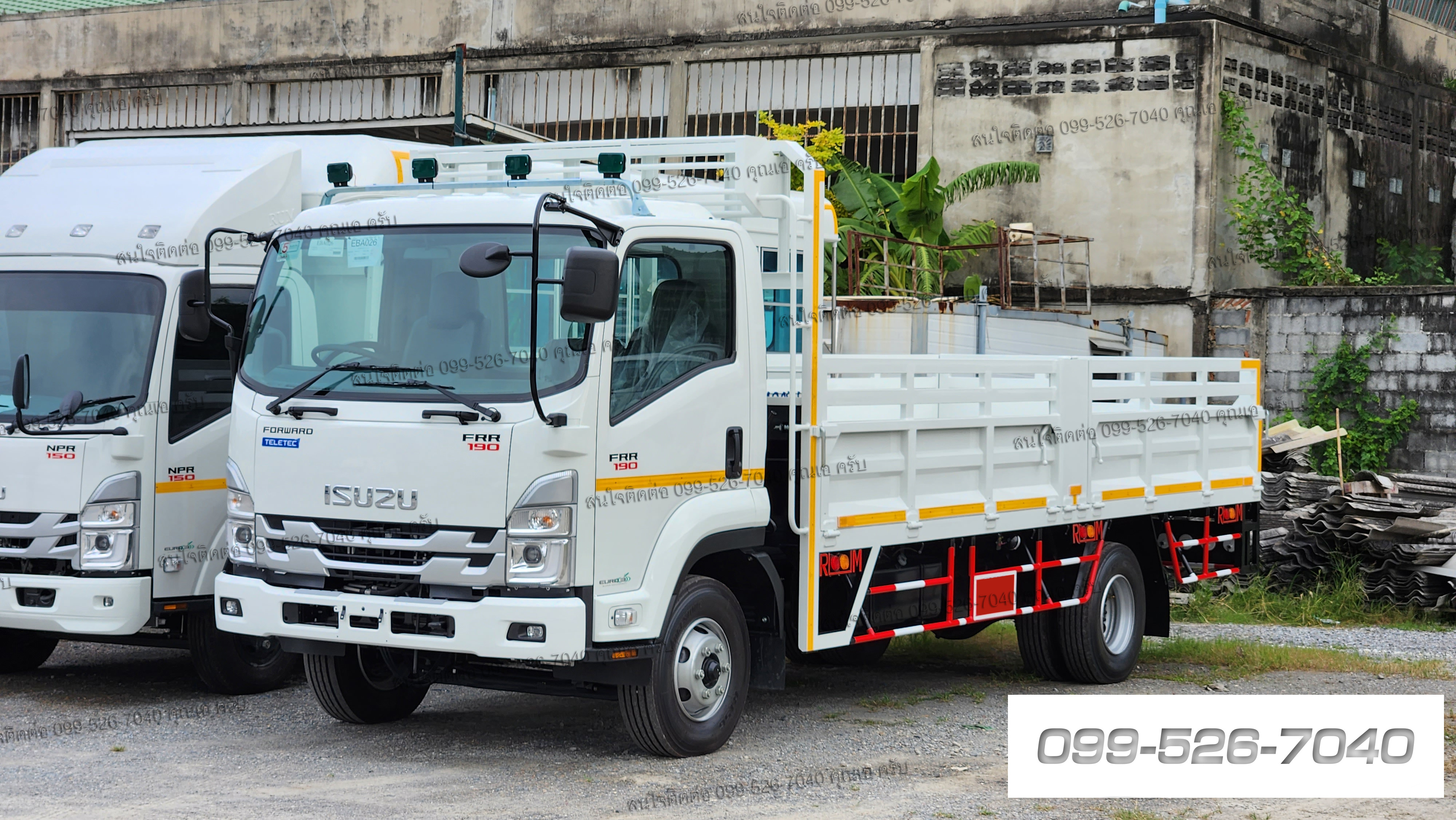 6ล้อ FRR 190 ยาว 5.6 เมตร กระบะเหล็ก ยูโร 3