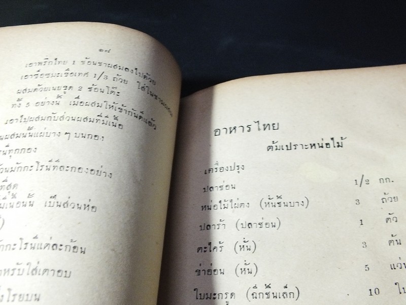 ตำราอาหาร คาว- หวาน ฉบับสากลนิยม จีน อิสลาม อเมริกัน อังกฤษ ฝรั่งเศส โดย หลานเเม่ครัวหัวป่าก์ จ.จ.ร. ปี 2501
