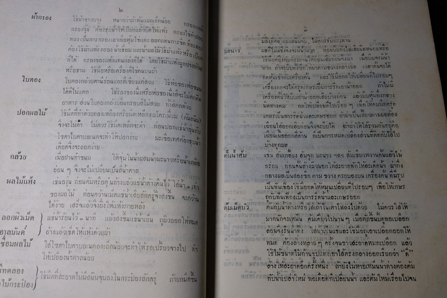 ตำรับ การครัว เเละอาหาร โดย เทียบจุฑา ฤกษะสาร ปี 2500