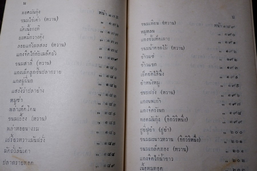 ตำราอาหารชุด ท่านสนมอินทร์ ปกเเข็ง ปี 2496