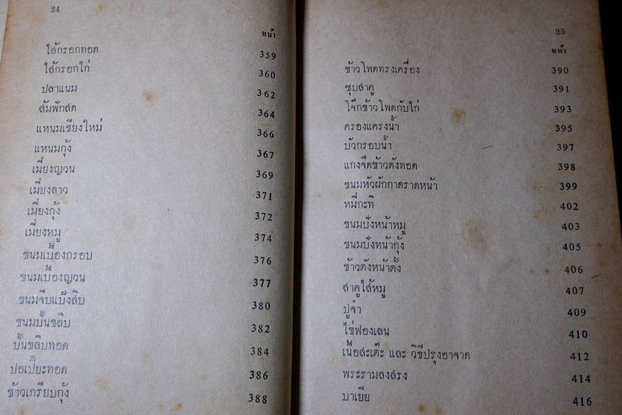 อาหารฉบับ ชนะการประกวด เเละอยู่ในความนิยม โดย ประเสริฐ ประภาตะนันทน์-รัศมี มายา ปกแข็ง ปี 2510