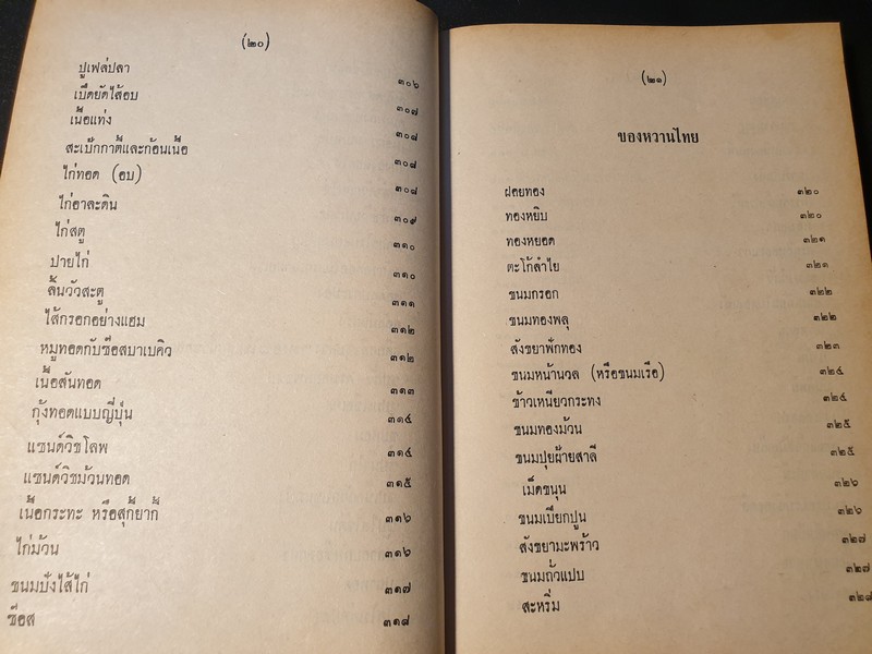 ตำรา กับข้าวไทย ฝรั่ง 400 ชนิด โดย สุวรรณา ศรีเพ็ญ ปกเเข็ง 440 หน้า ปี 2518