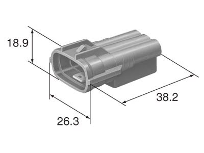 3 พิน เทา ไดร์ชาร์จ Toyota #0443
