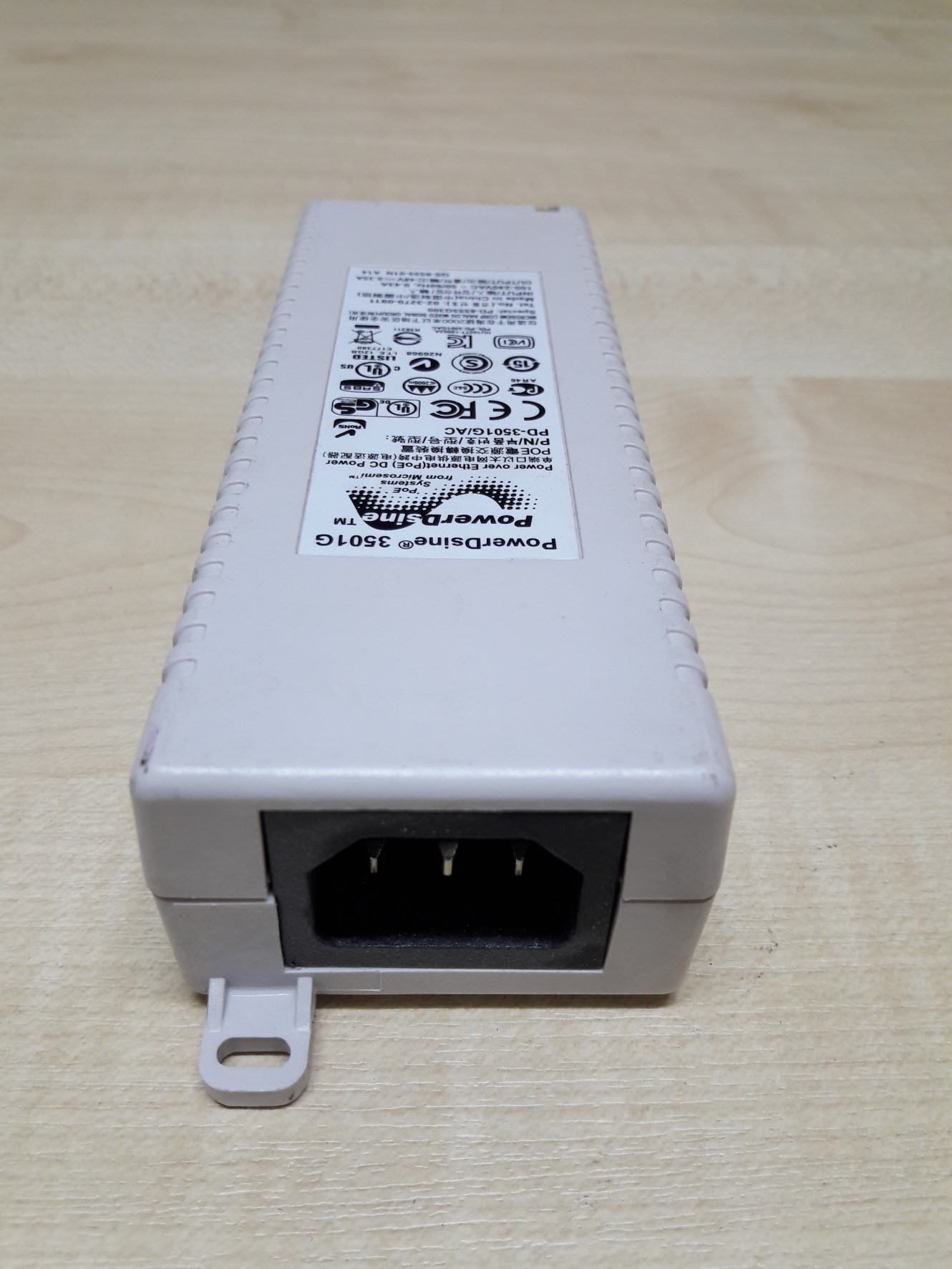 PowerDsine PD-3501G/AC, 1-Port PoE Midspan, 10/100/1000BaseT, AC ...
