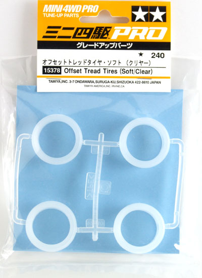 Offset Tread Tires (Soft/Clear).