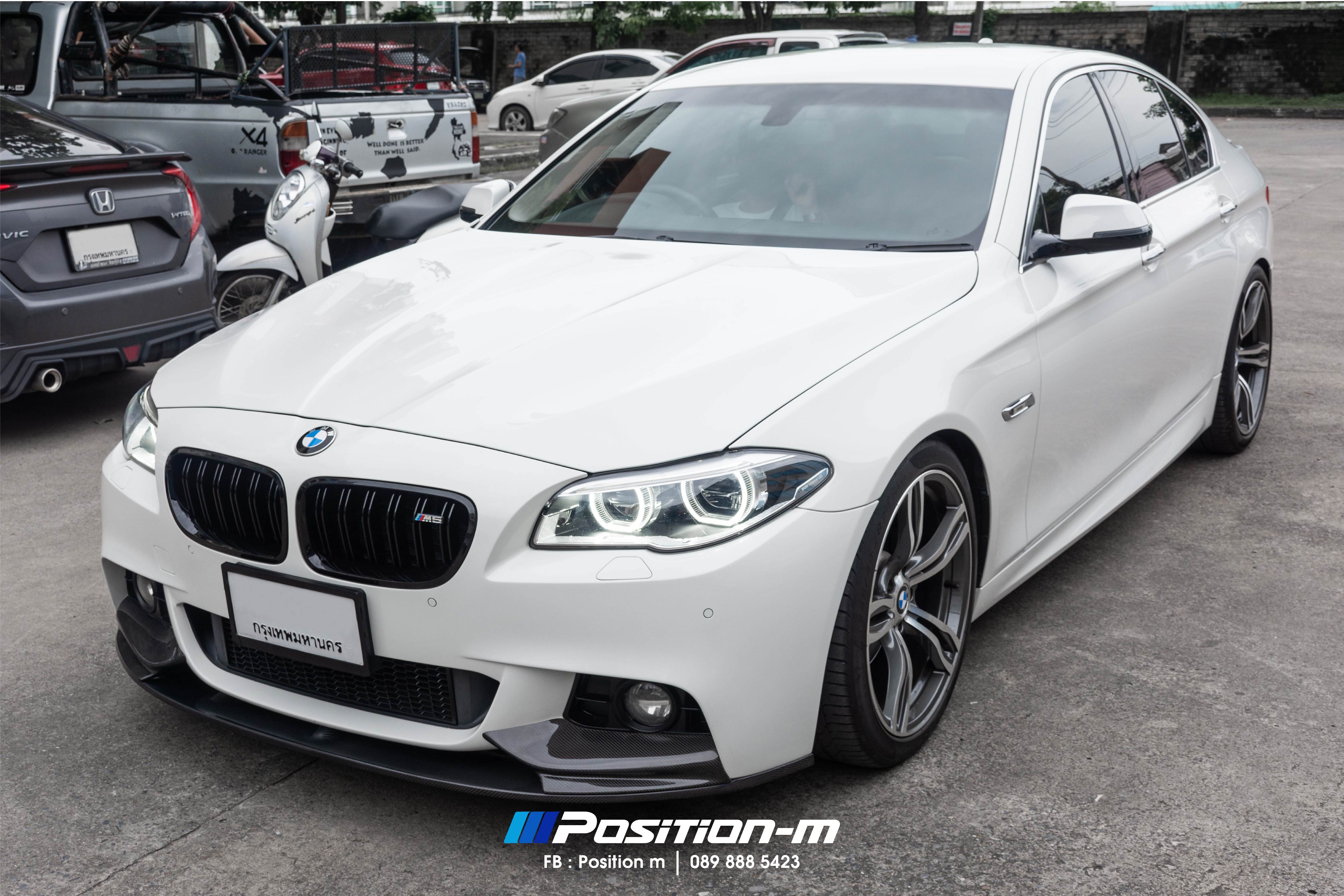 F10 Front lip Pure Carbon