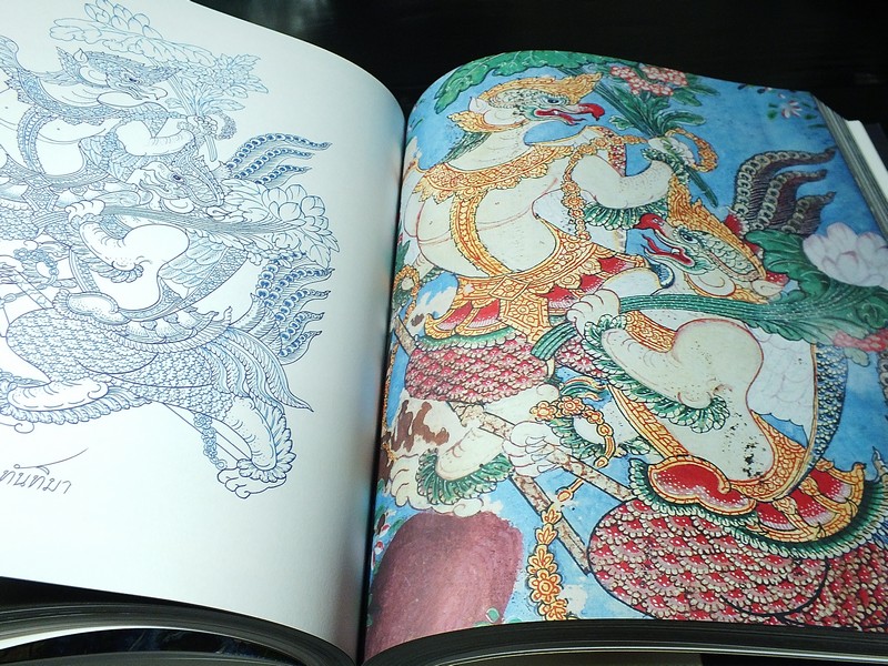 จิตรกรรมภาพสัตว์หิมพานต์ วัดสุทัศนเทพวราราม ปี 2559 (สอบถาม)