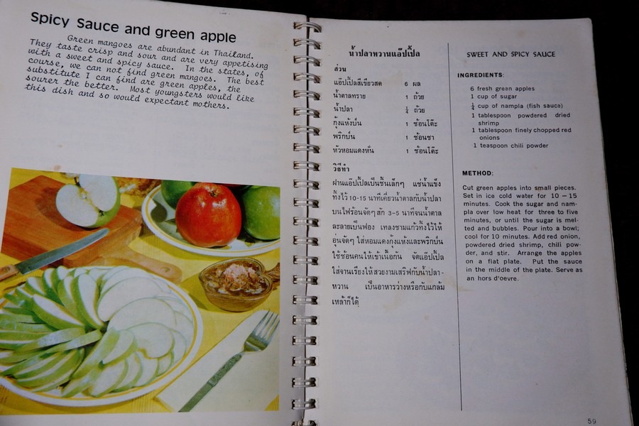 ตำราอาหารไทยในต่างเเดน ของ มลุลี (กุญชรฯ) ปิ่นสุวรรณ์ (cooking thai food in american kitchens)