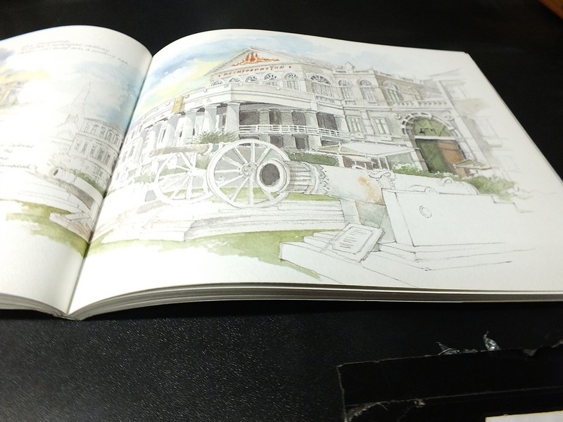 Thailand Sketchbook PORTRAIT OF THE KINGDOM (Painting by Taveepong Limapornvanich. Text by William Warren)