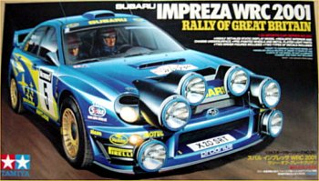 Subaru Impreza WRC 2001 Rally of Great Britain.