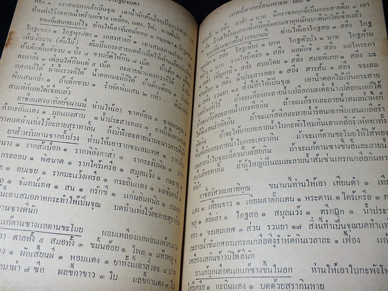 ตำรา เเพทย์ศาสตร์สงเคราะห์ เล่ม 1 ของ โรงเรียนเเพทย์เเผนโบราณ ปกแข็ง 415 หน้า ปี 2502